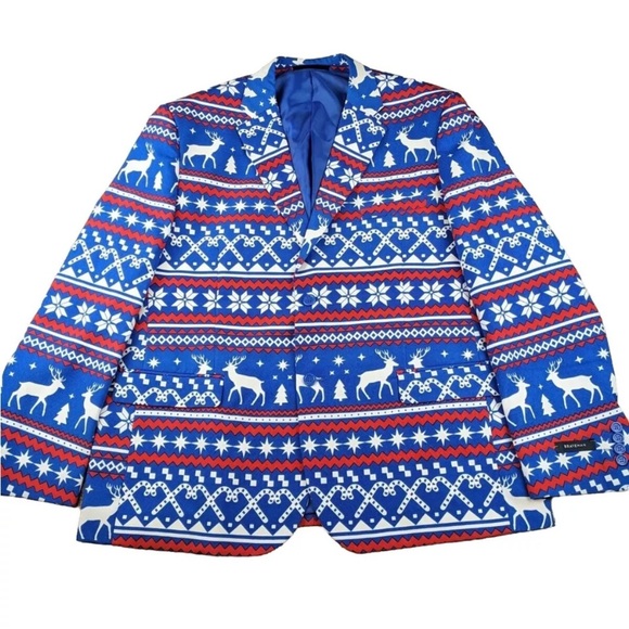 - OppoSuits The Rudolph suit jacket size L/44 brand new - Picture 3 of 7